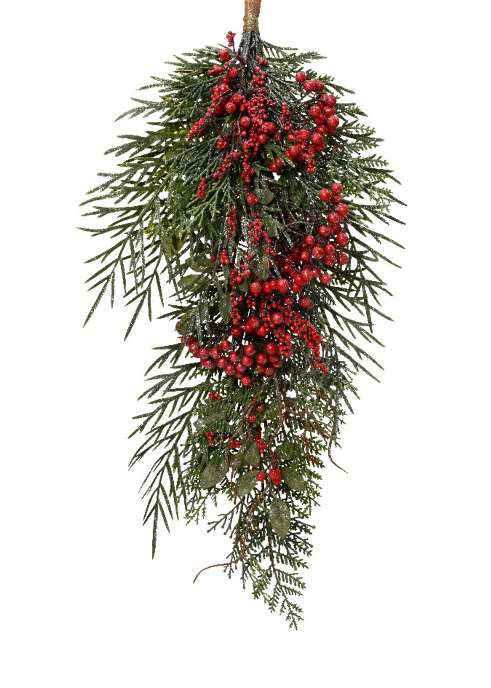 Everlands Large Foliage With Red Berries 20x60cm