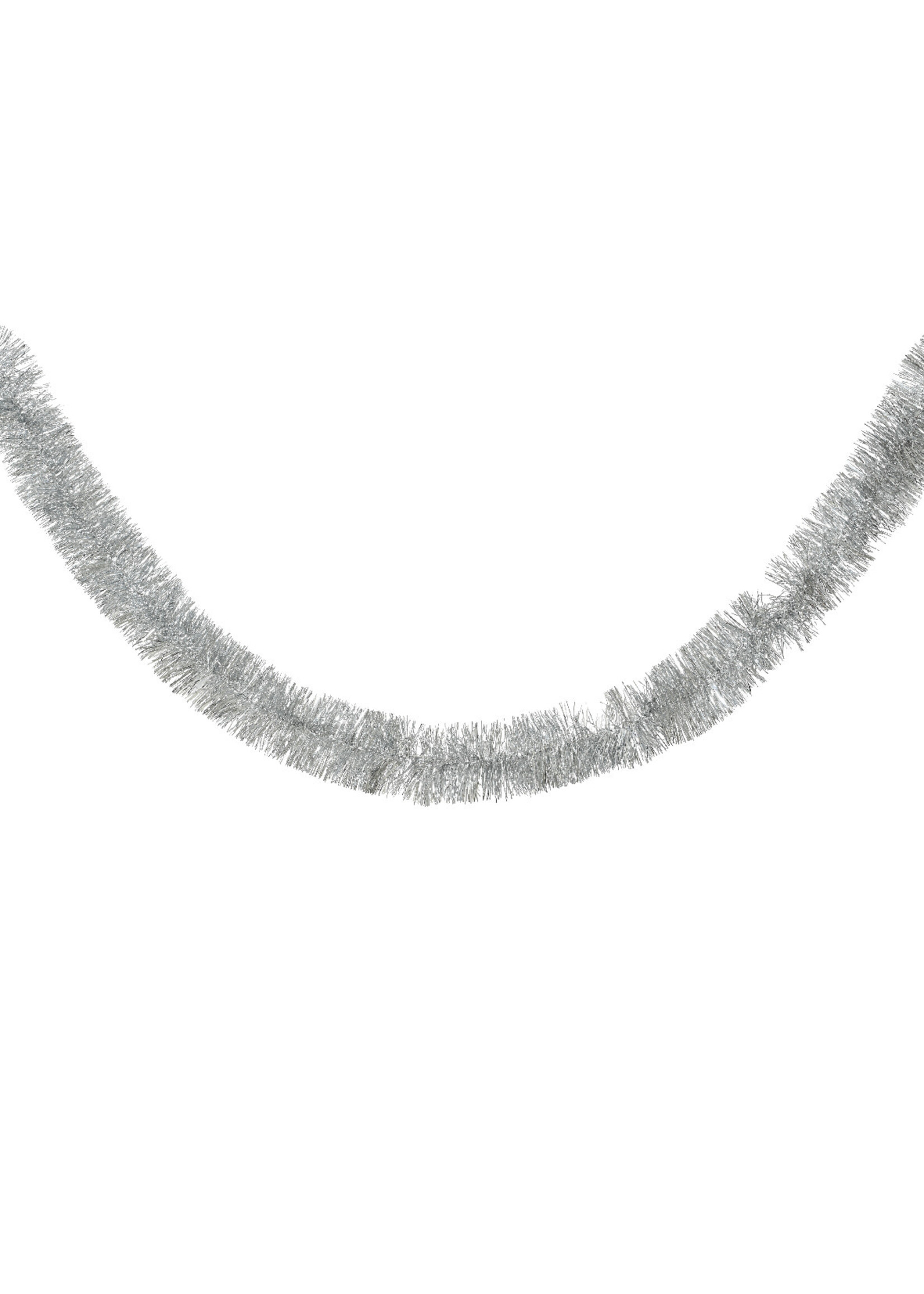 Decoris Tinsel silver 270cm x.7cm