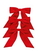 Premier Red Bows  15cm 3 Piece