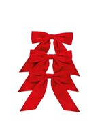 Premier Red Bows  15cm 3 Piece