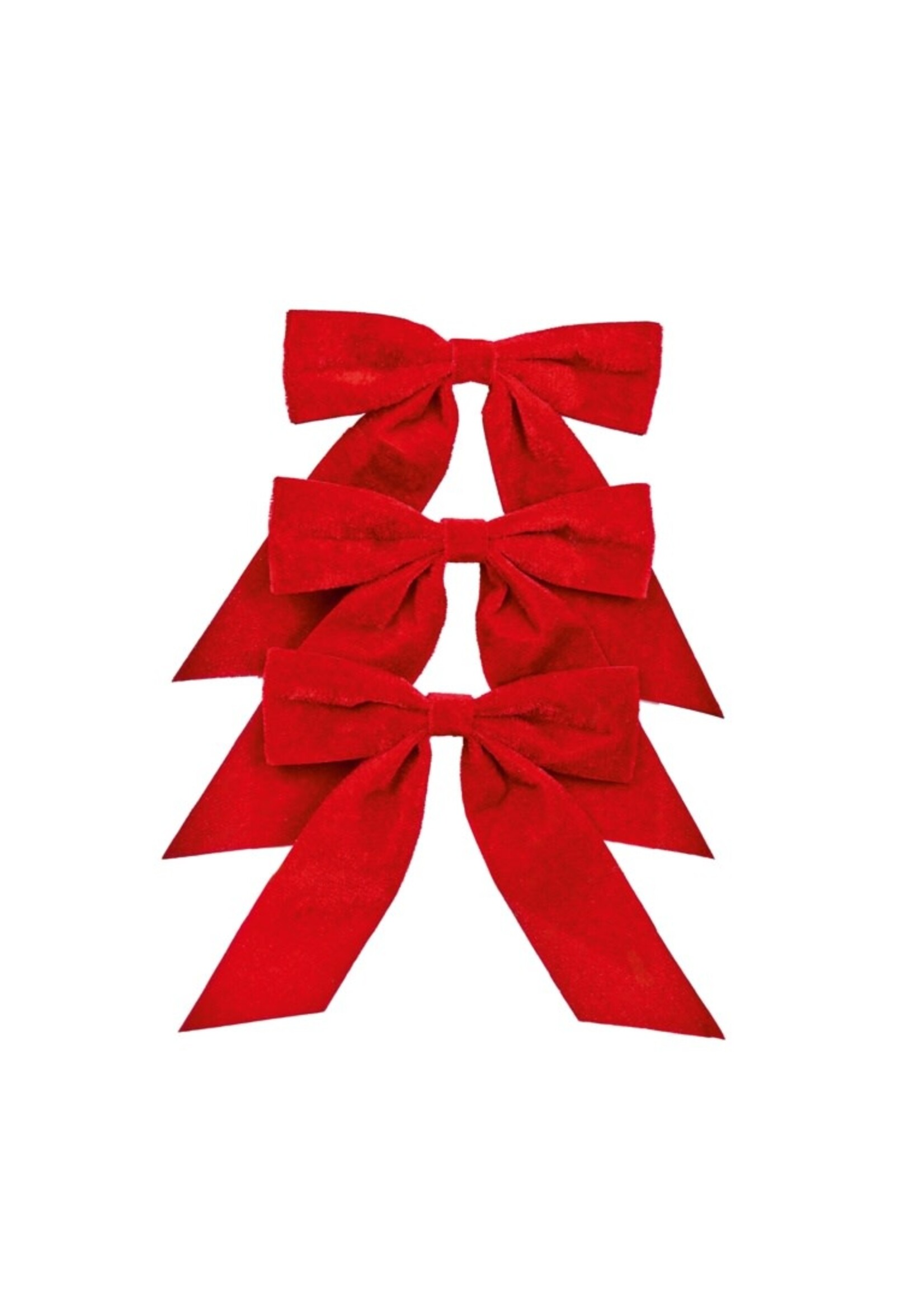 Premier Red Bows  15cm 3 Piece