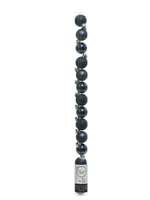 Decoris Night Blue Mini Shatterproof Baubles Shiny, Glitter, Matt 14 Pack