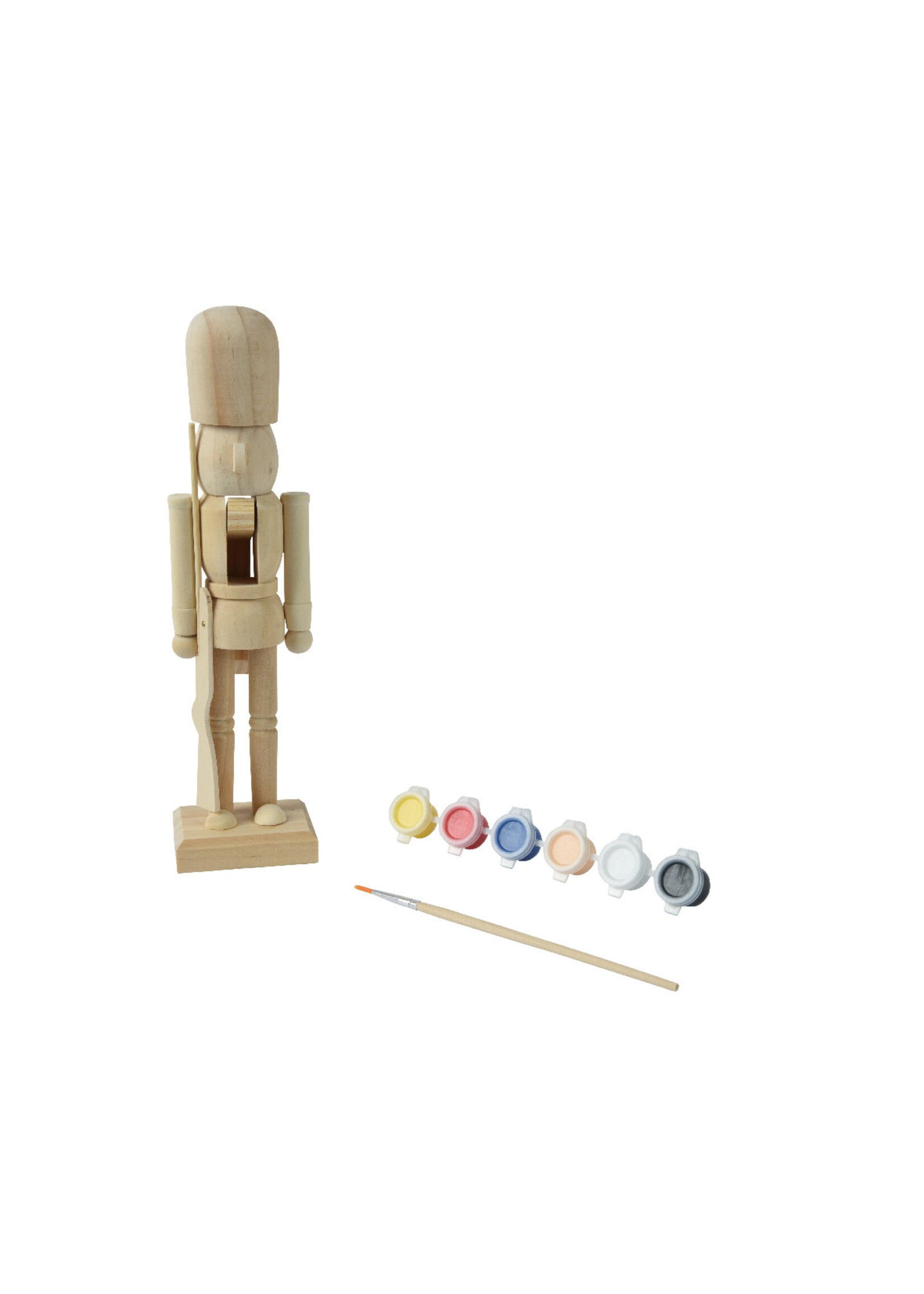 Decoris Paint Your Own Nutcracker Pinewood