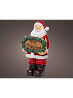 Standing Santa With Micro LEDs - Battery Indoor