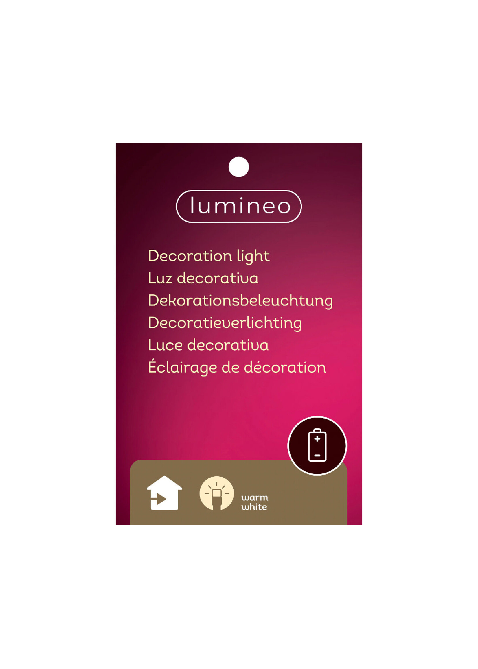 Standing Santa With Micro LEDs - Battery Indoor