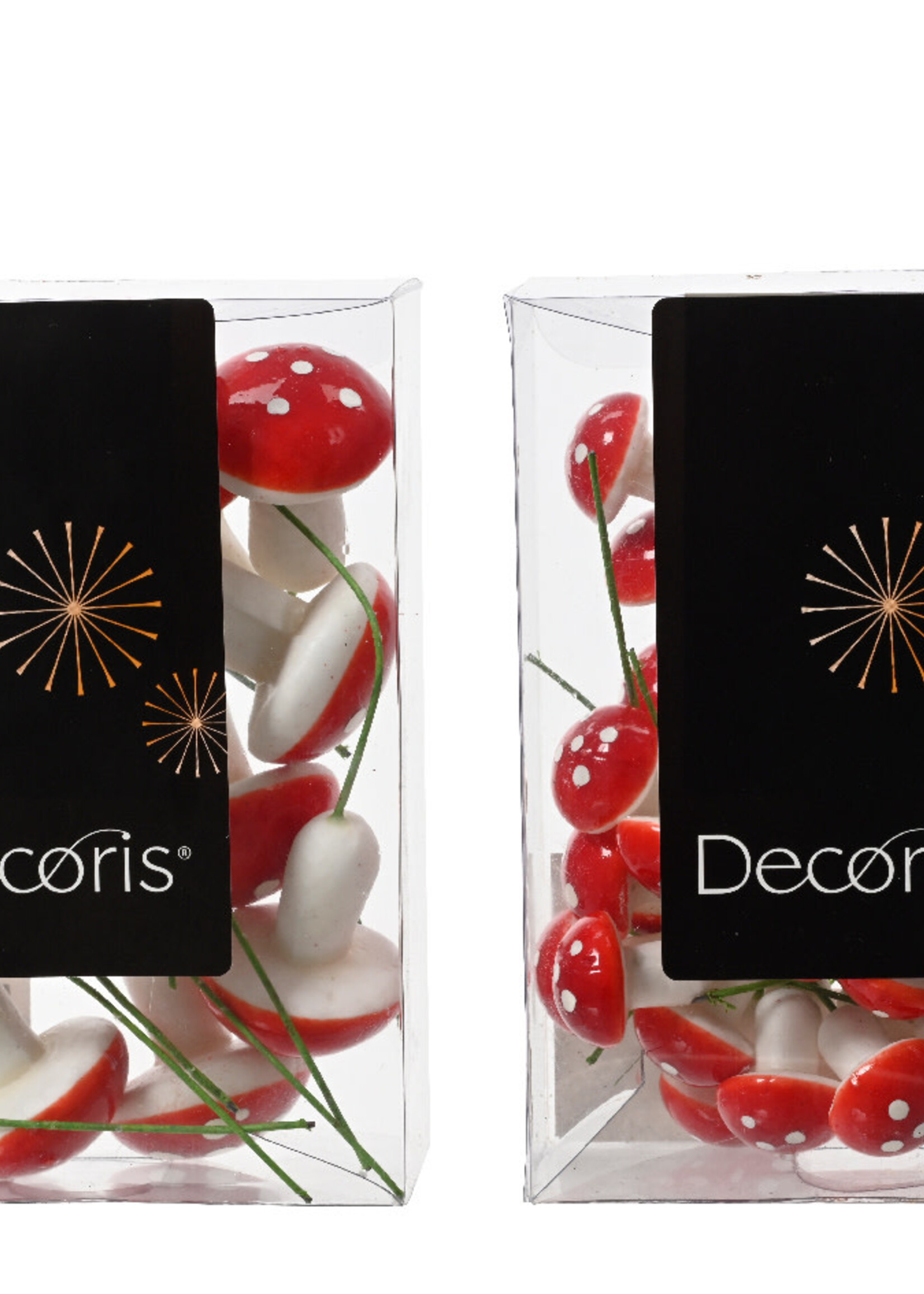 Decoris Foam Mushrooms For Wreath Making  (two designs - prices is for one design)