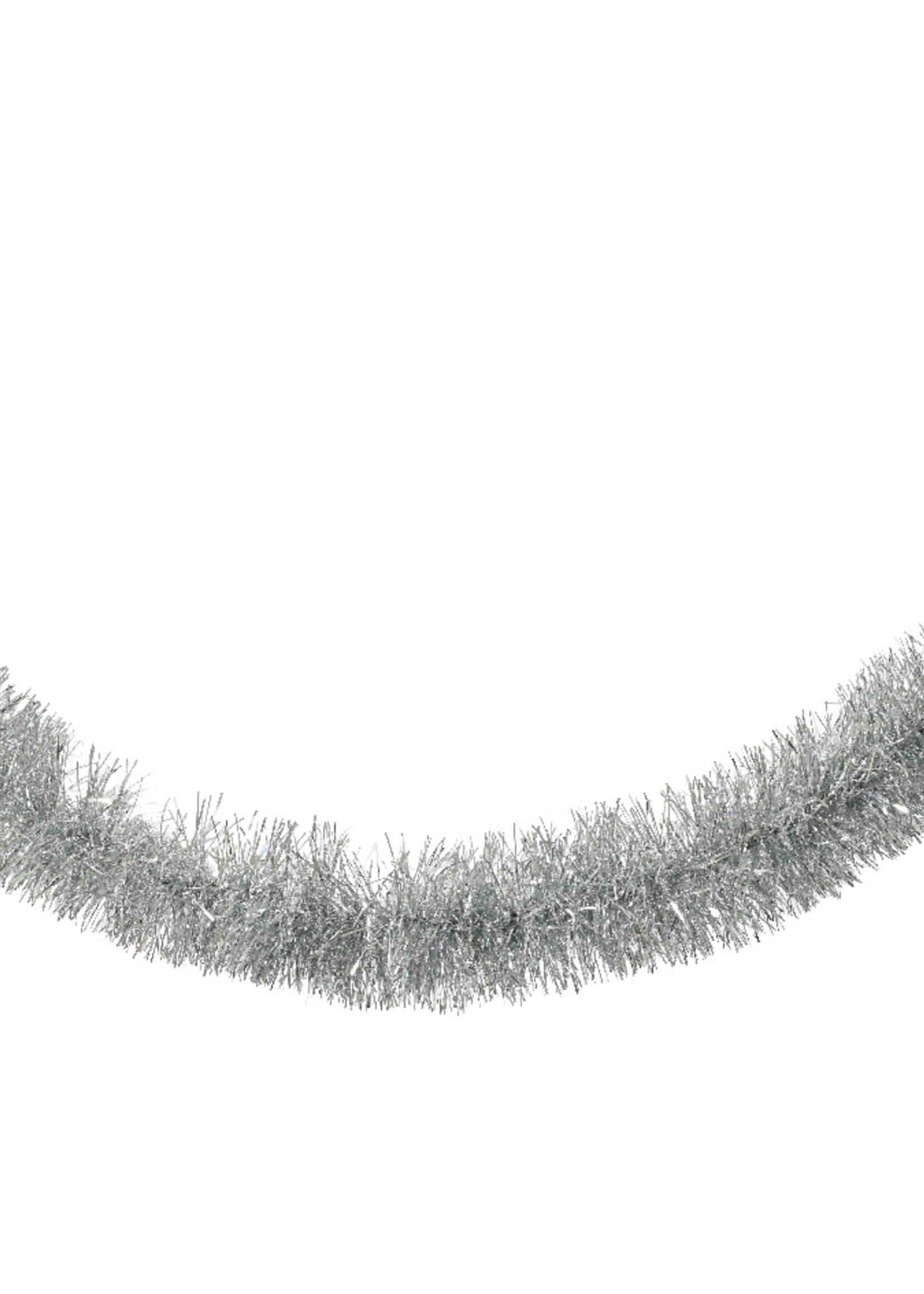 Decoris Tinsel Silver 270cm x 10cm