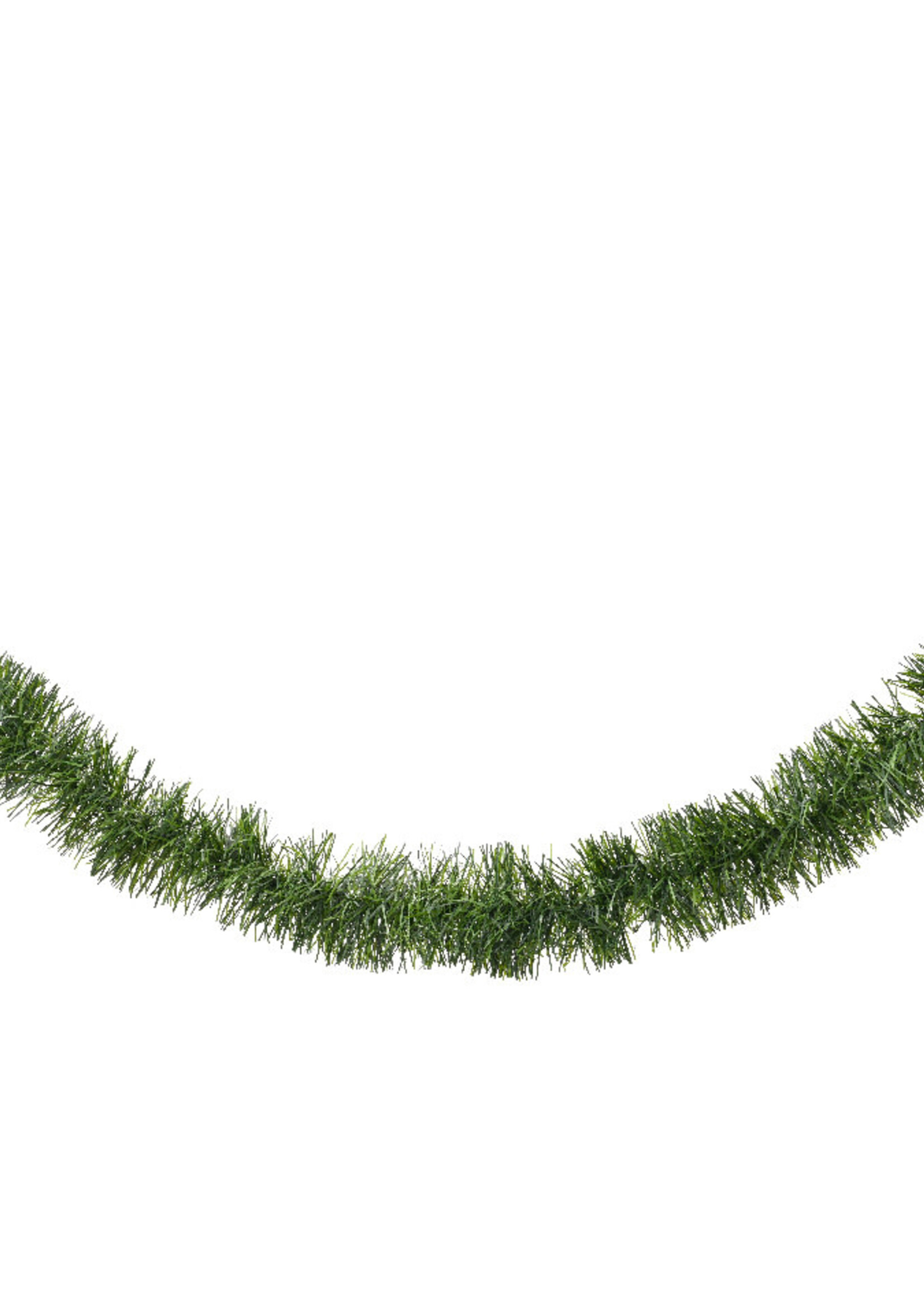 Decoris Matt Green Tinsel 270cm