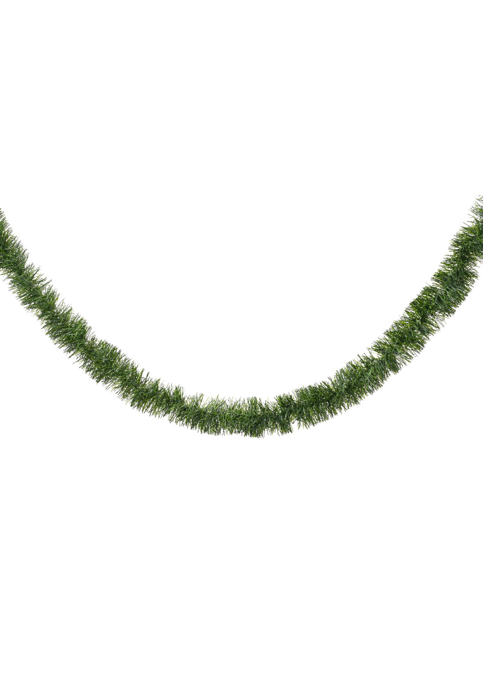 Decoris Matt Green Tinsel 270cm