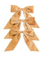 Premier Champagne Gold Bows  15cm 3 Piece
