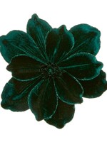 Premier Emerald Green Velour Magnolia Clip On  24cm
