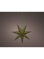 Lumineo Light up Hanging Star - Green