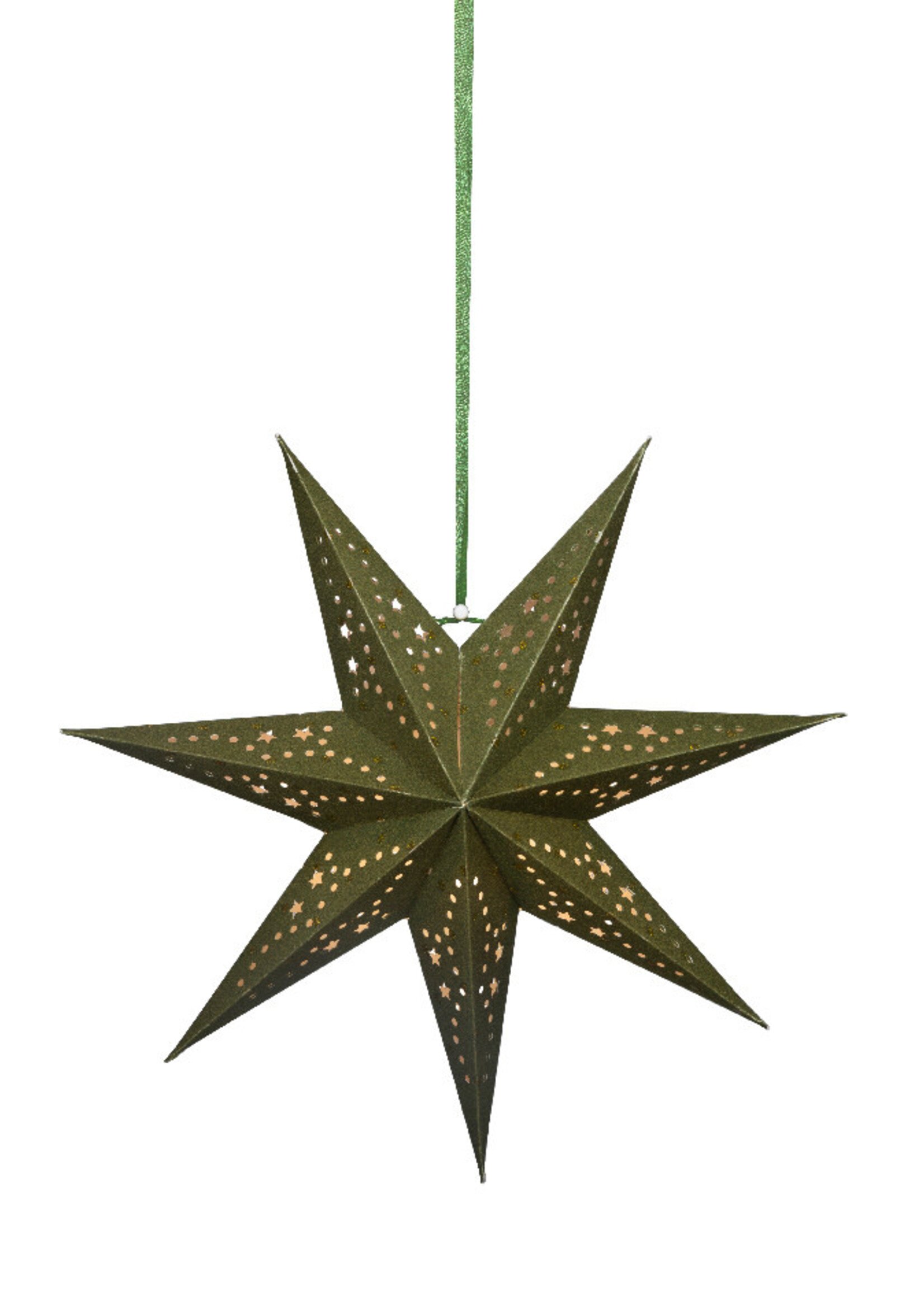 Lumineo Light up Hanging Star - Green