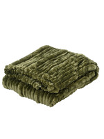 Decoris Green Throw 170 x 130cm