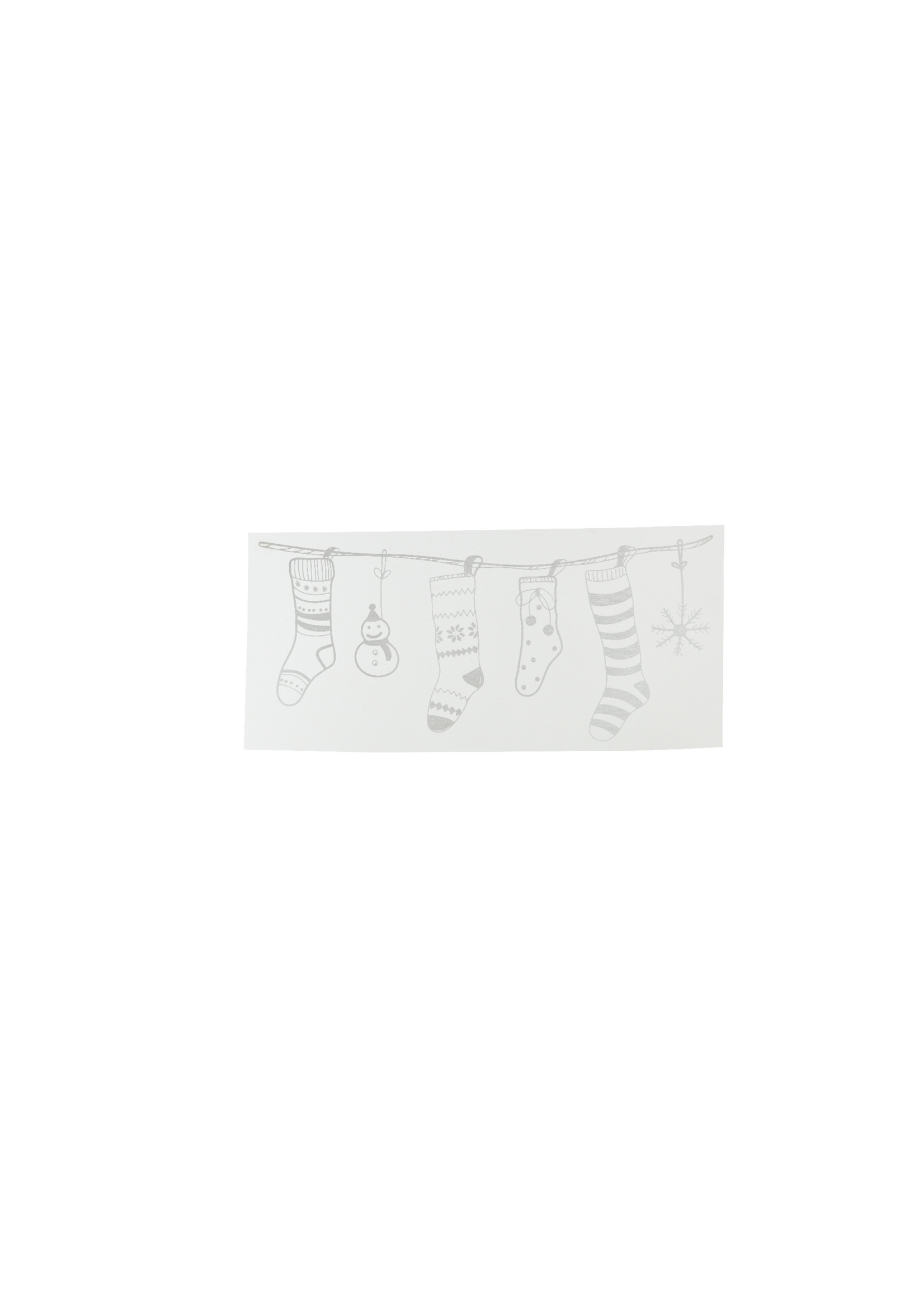 Decoris Window Christmas Sticker