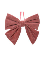 Decoris Pink Velvet Hanging Bow