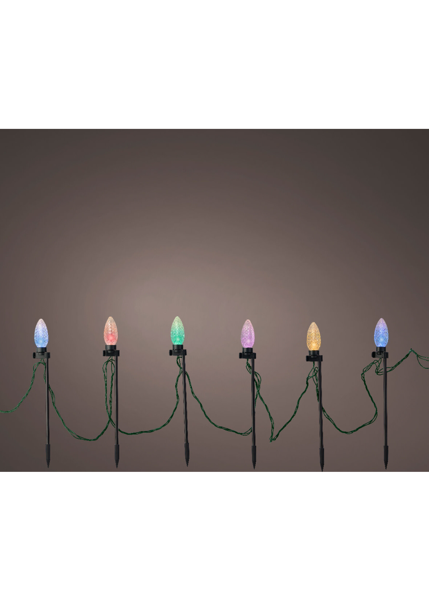 Lumineo Colour Changing Two way use  Path or String LED Lights  - Warm white or Multi Coloured Indoor/Outdoor