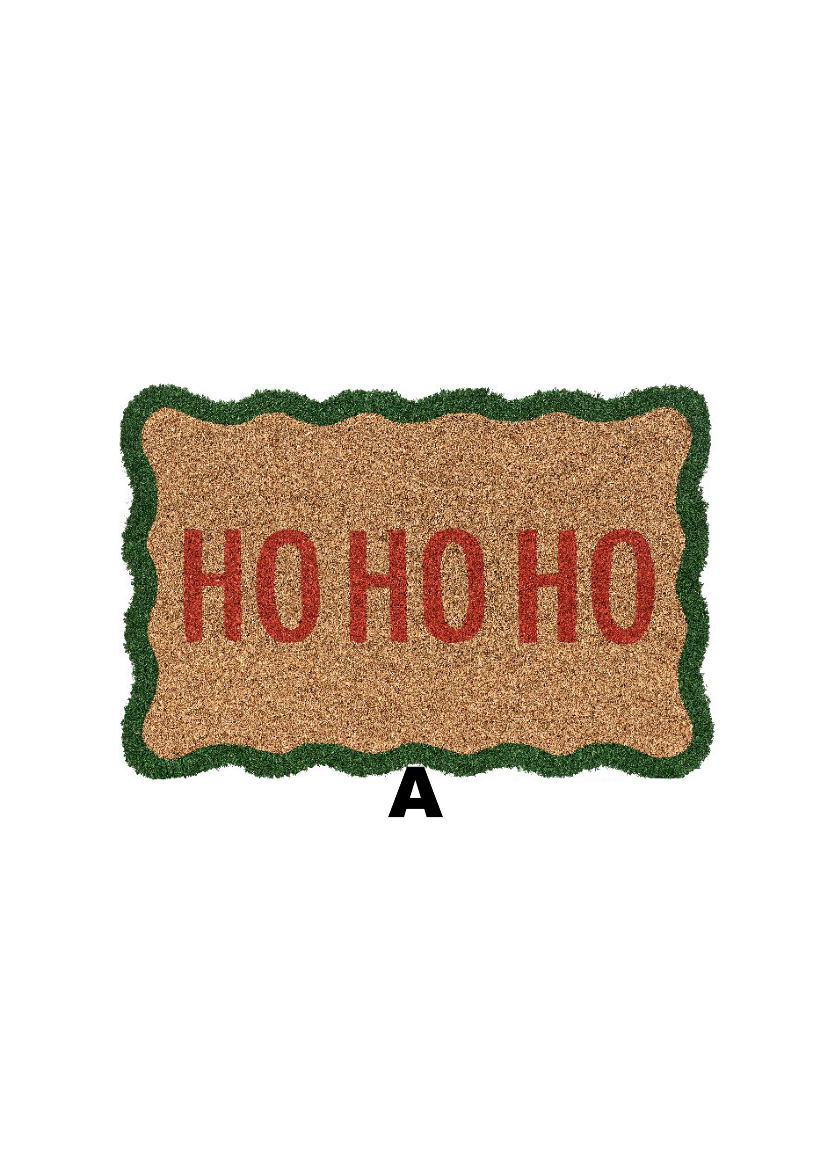 Decoris Wavey Knock Knock Doormat 60x40cm
