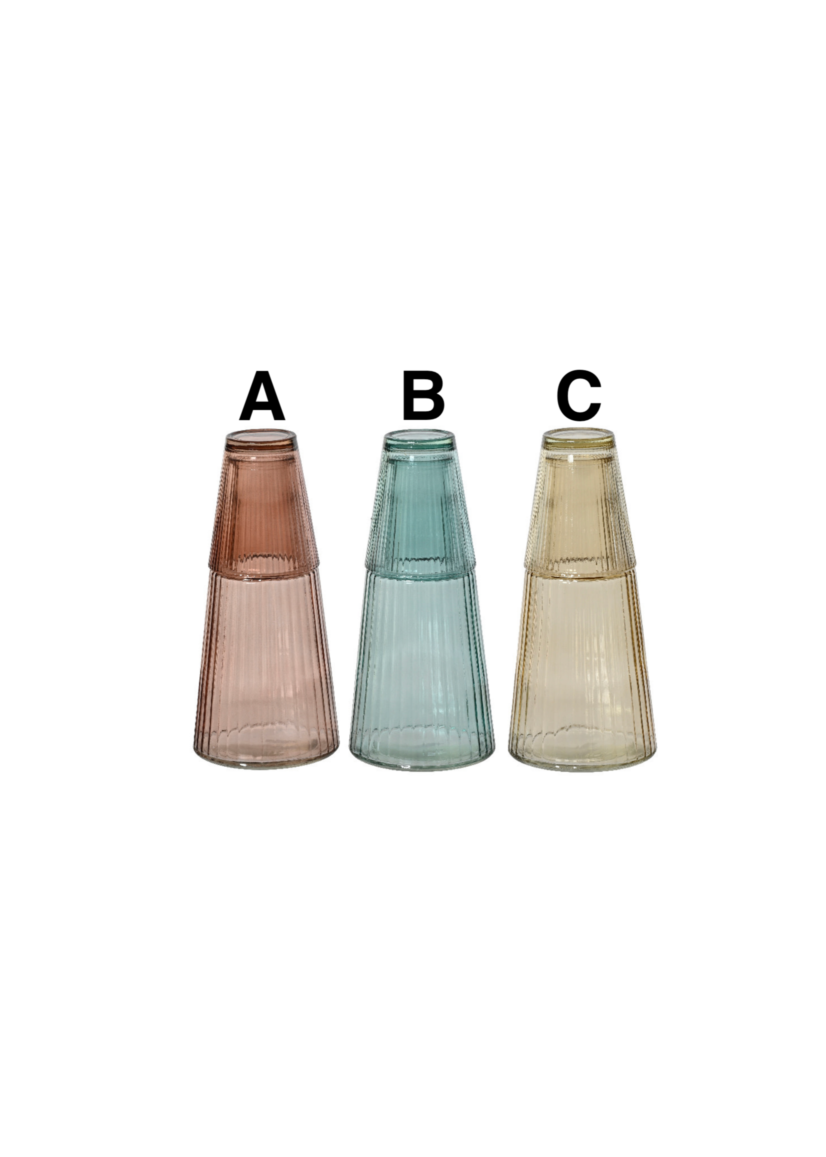 Decoris Ribbed Carafe