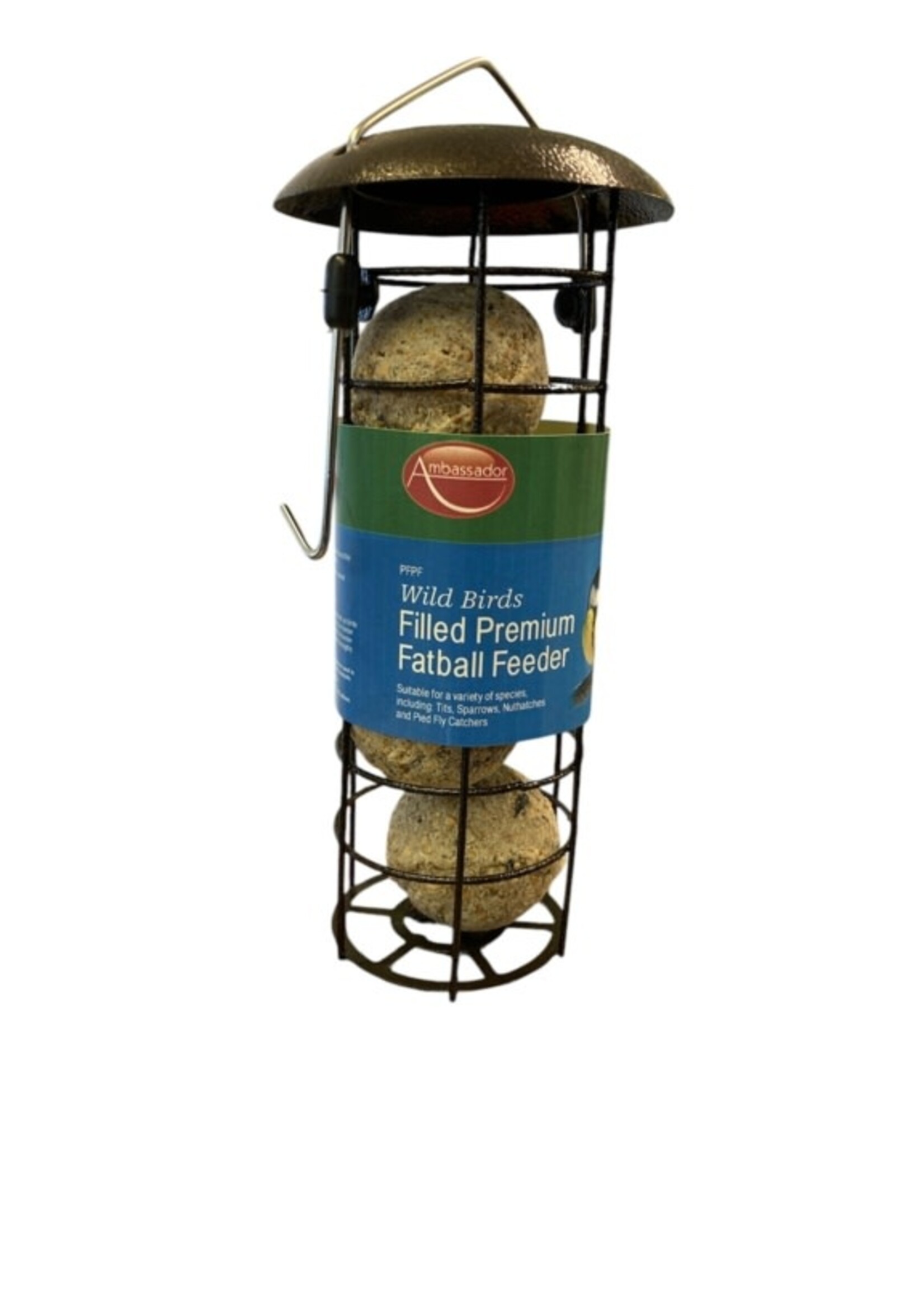Ambassador Pre Filled Premium Metal Fat Ball Feeder