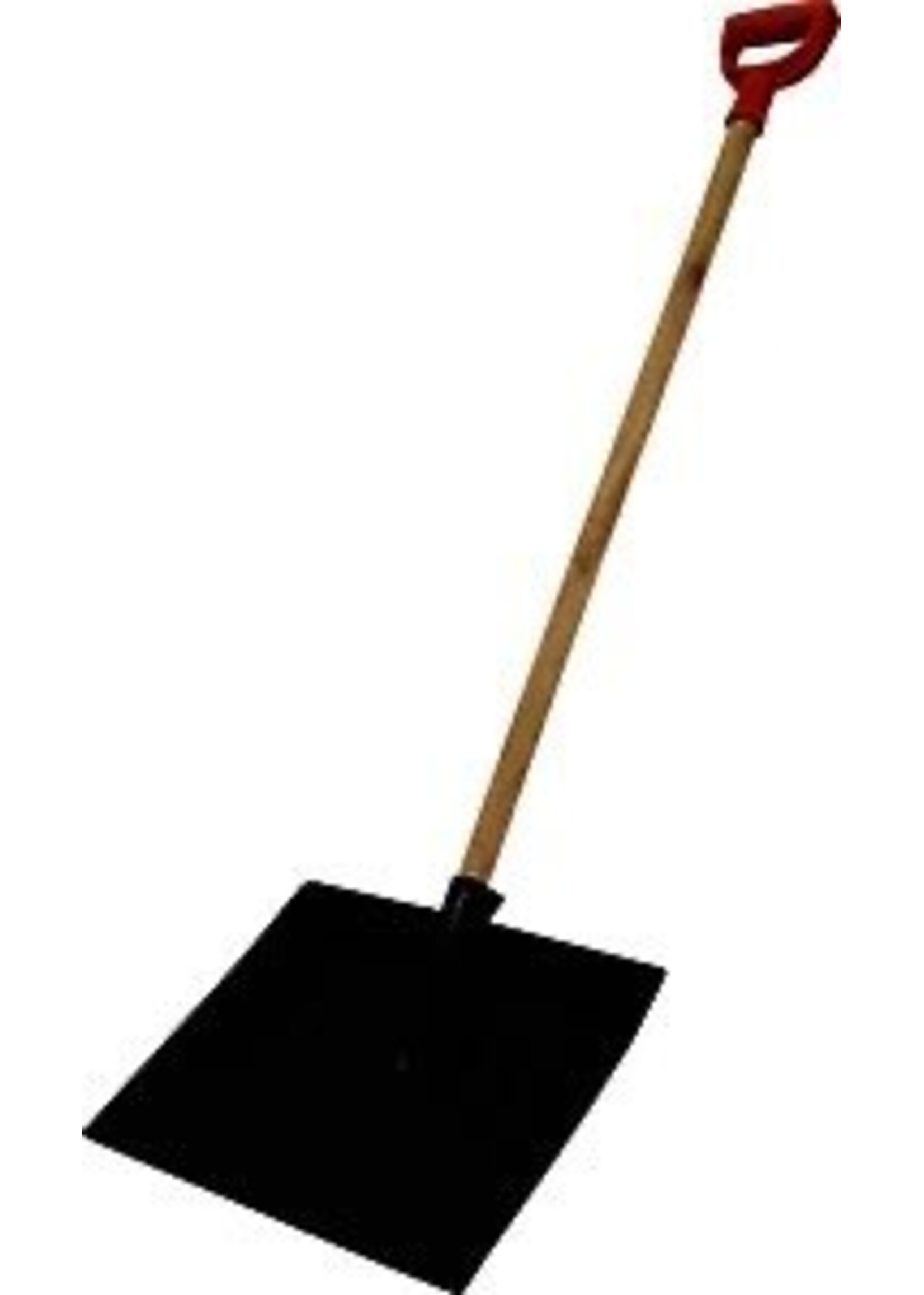 Charles Bentley Black Snow Shovel  Black with Red Handle