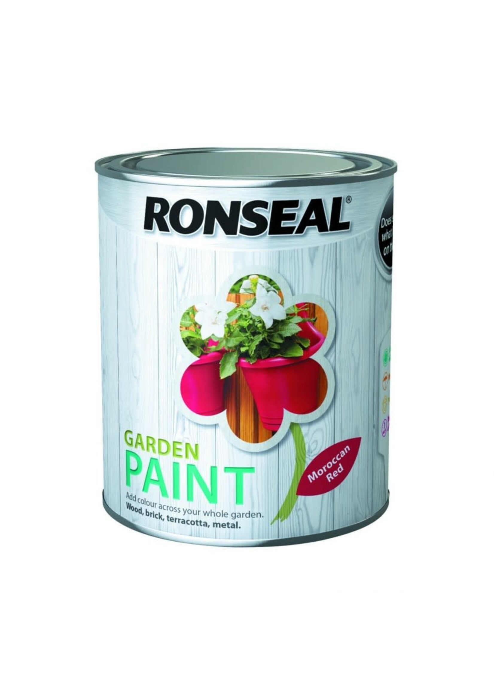 Ronseal Ronseal Garden Paint Moroccan Red 750ml X