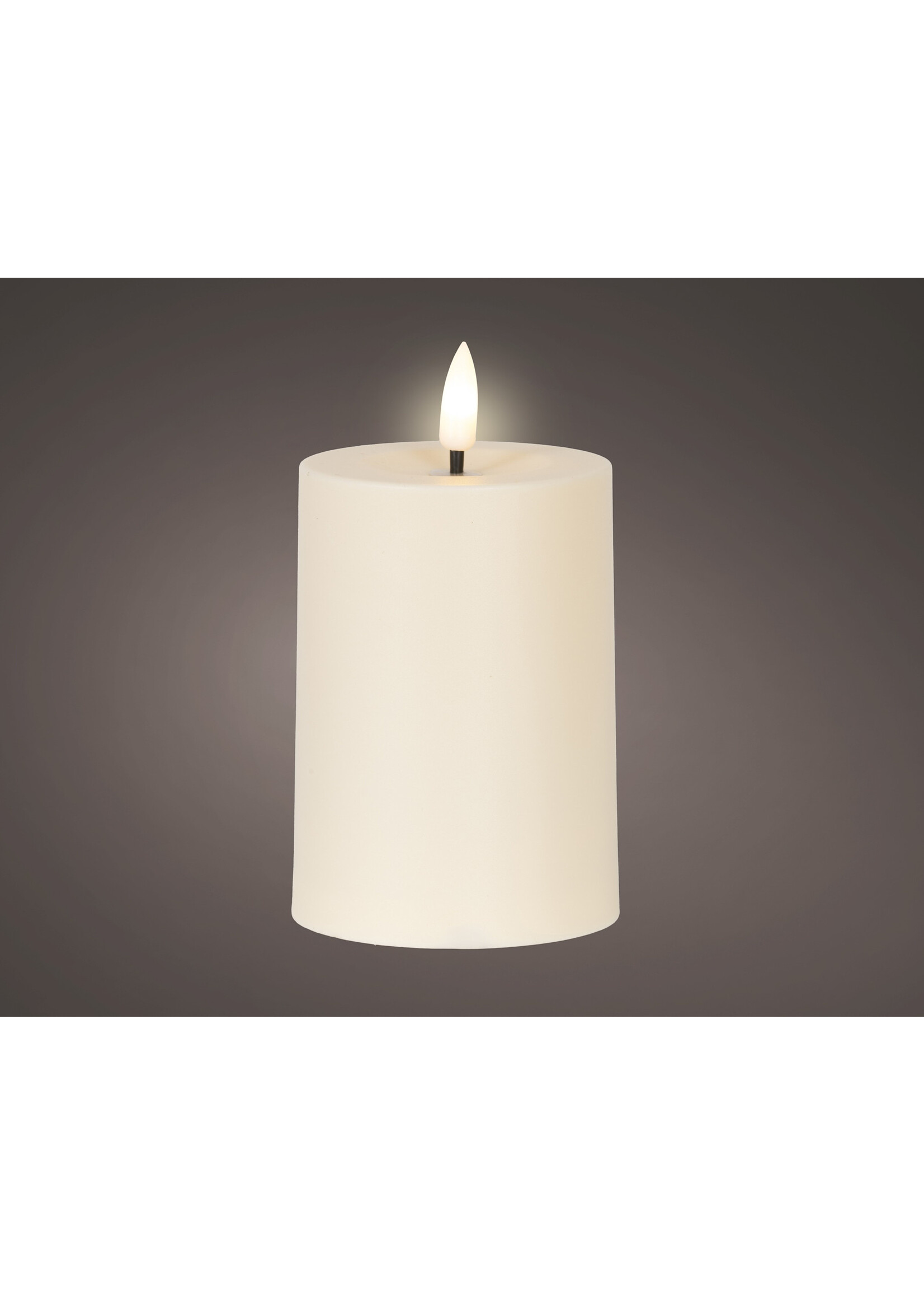 Lumiere Solar Church Candle 10x7cm