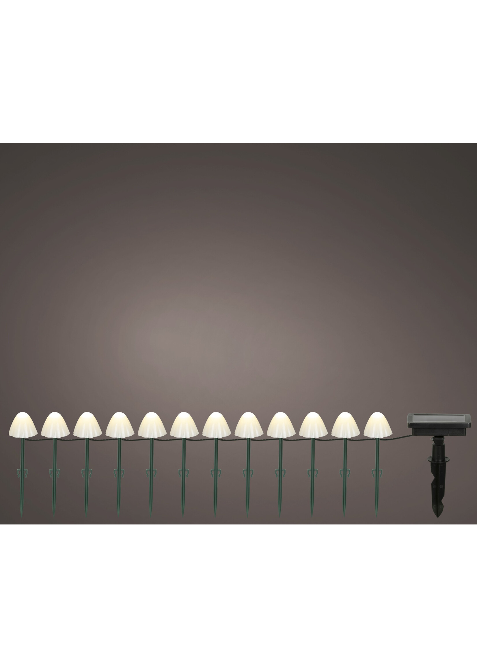 Lumineo Mushroom Solar Warm White x12