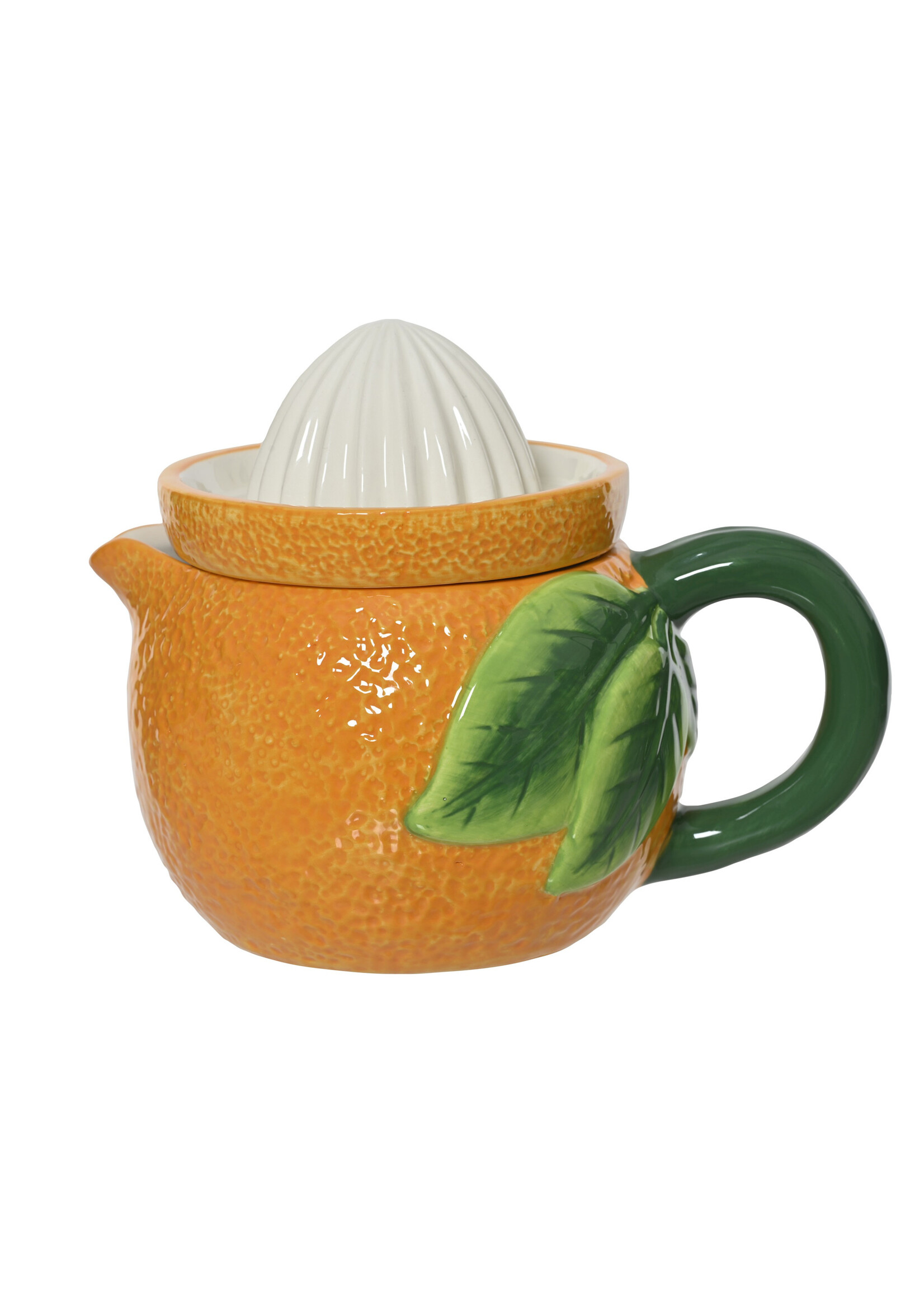 Decoris Orange Jug With Juicer Lid