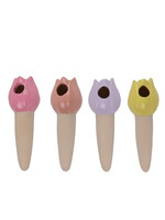 Decoris Watering Stake Tulip Pot - 4 Colours - Price is for one