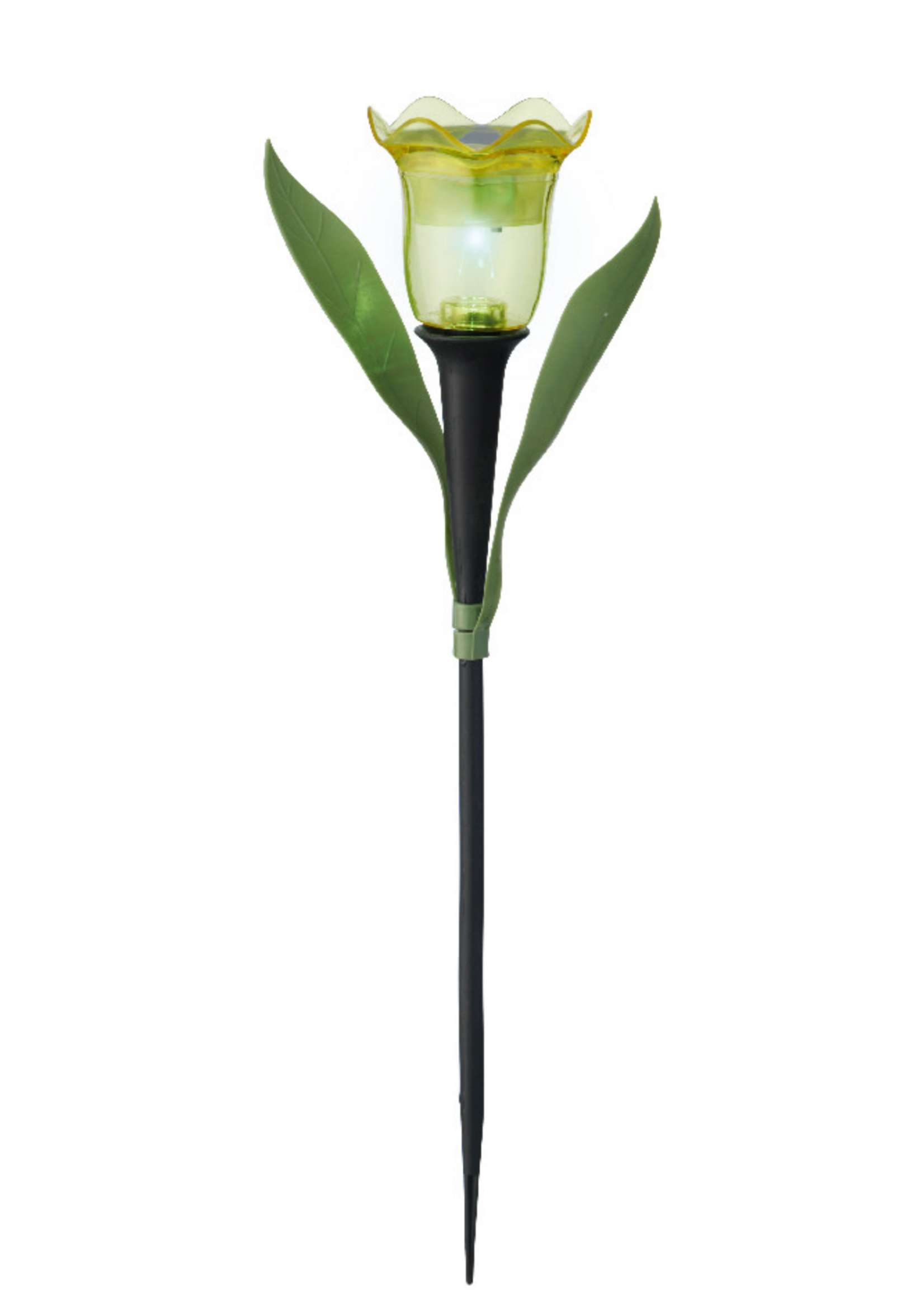 Lumineo Yellow  Solar Tulip - Led 31cm