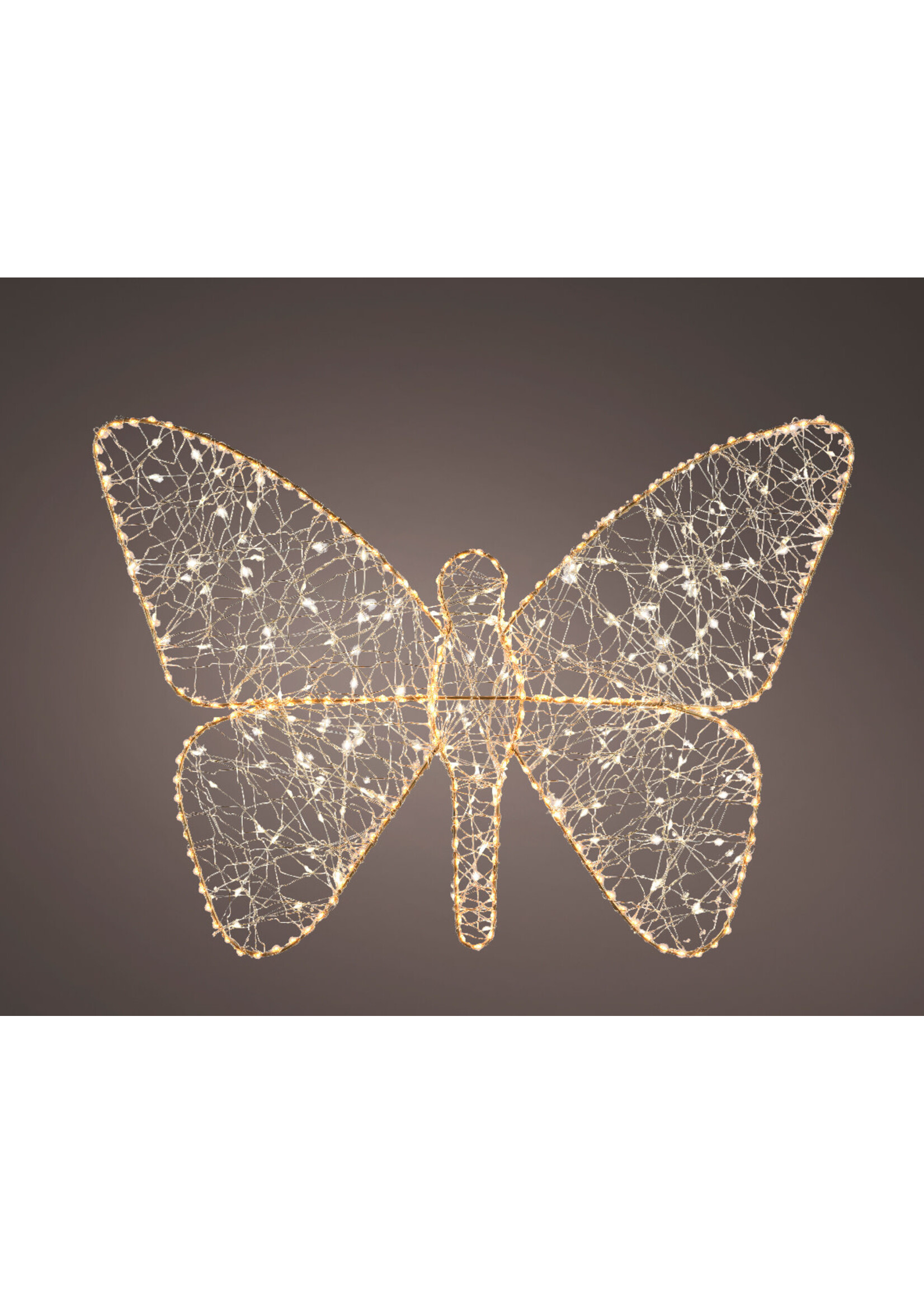 Lumineo Light Up Butterfly Classic Warm White Micro LED Outdoor 58x43cm