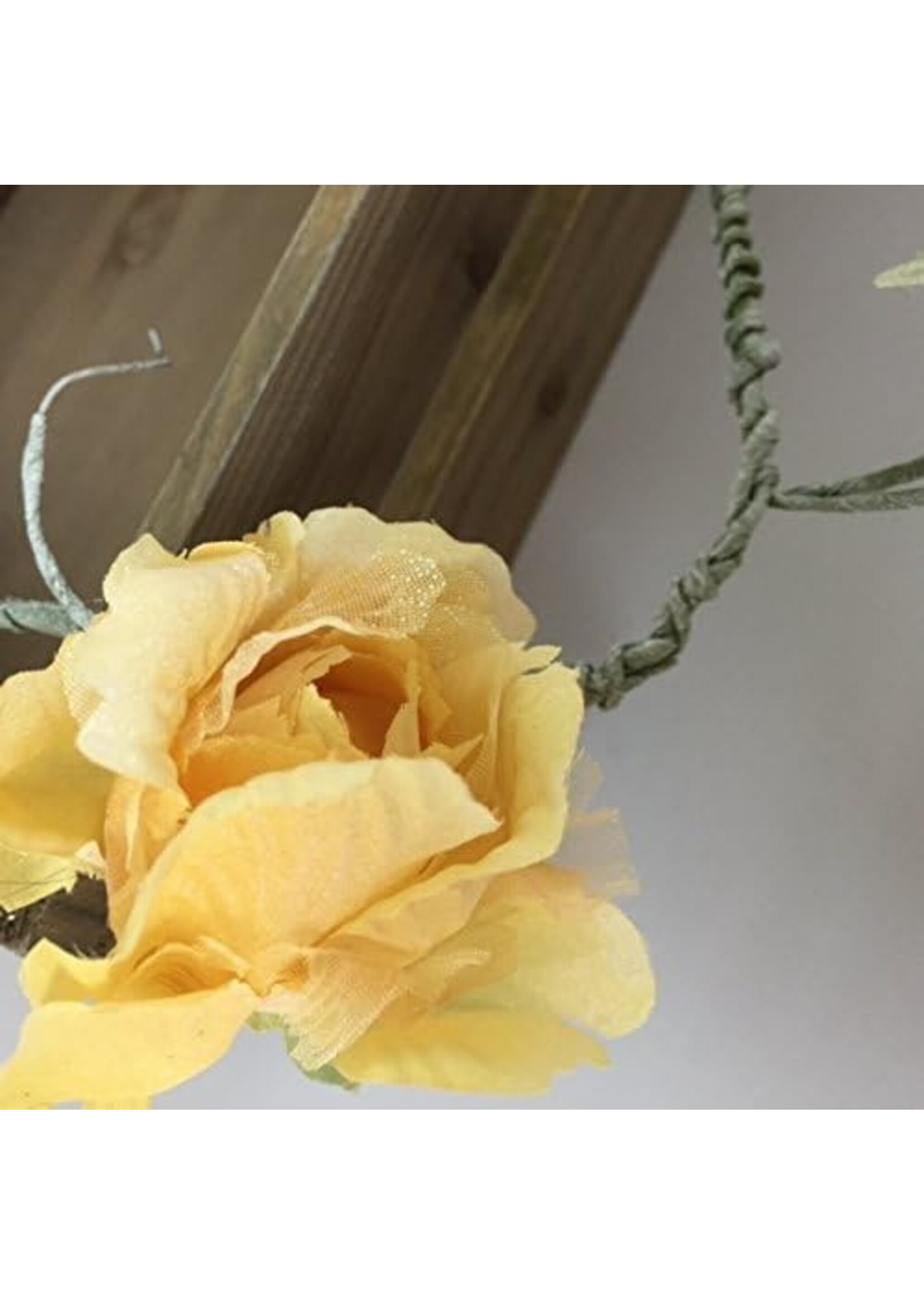 Sass & Belle Yellow rose garland