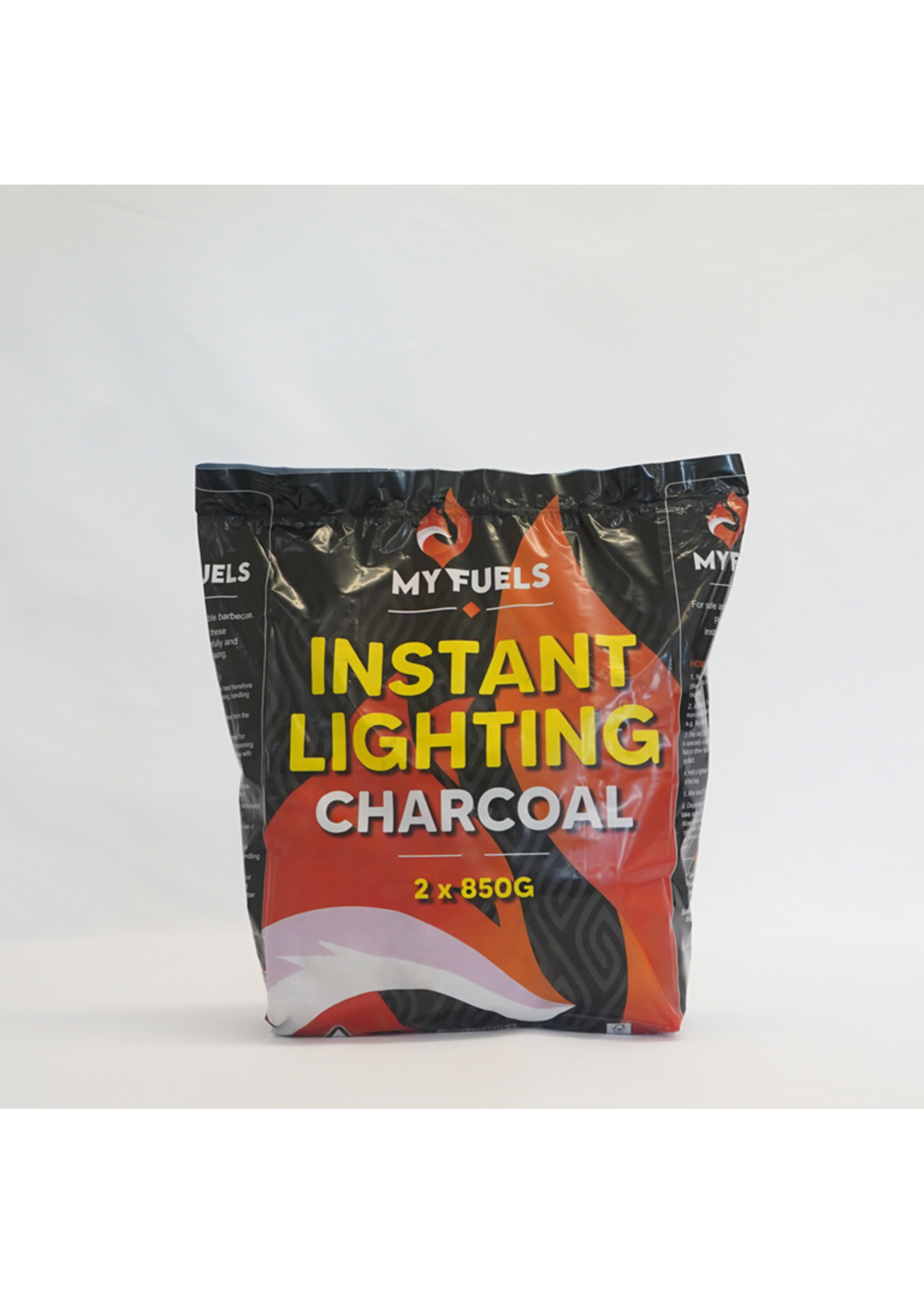 Fuel Express Myfuels Instant-Light Lumpwood Charcoal  2 x 850g bags