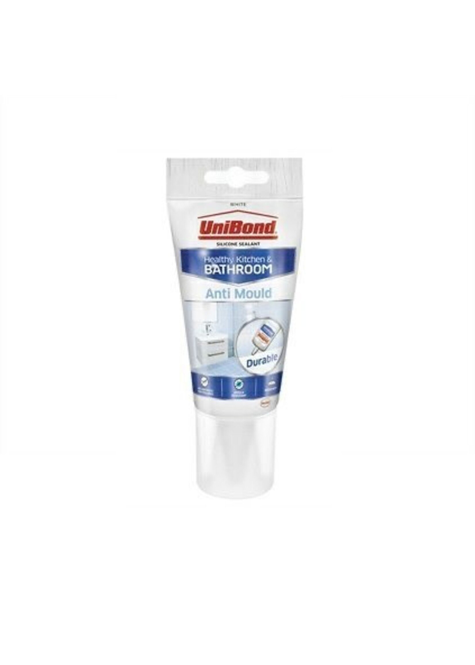 Unibond (henkel) Unibond Anti Mould Kitchen Silicone Sealant White Tube