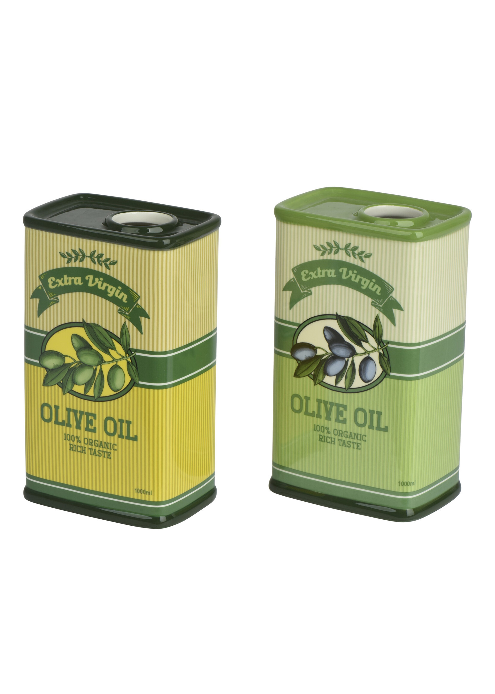 Decoris Olive Oil Tin Style Vase - Price is for one