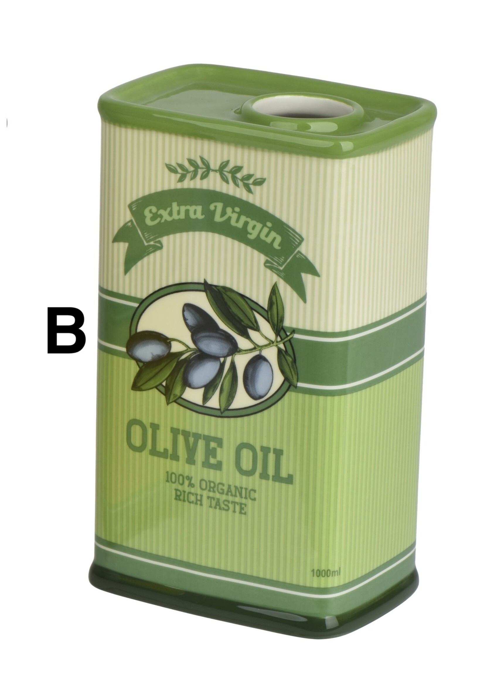 Decoris Olive Oil Tin Style Vase - Price is for one