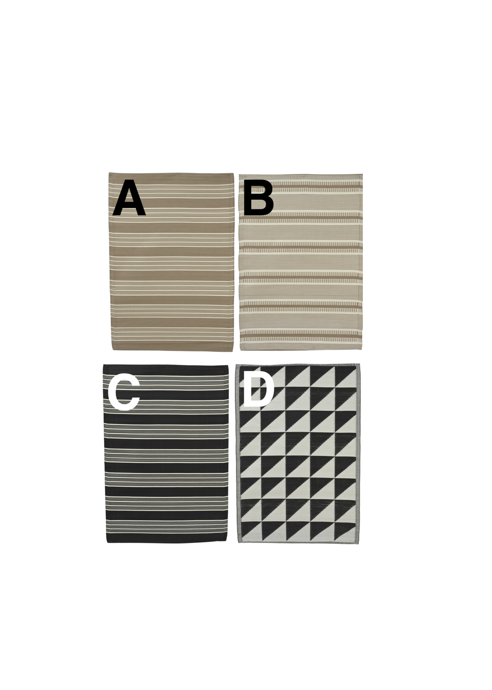 Decoris Mixed Pattern  Outdoor Rug- Price is for one