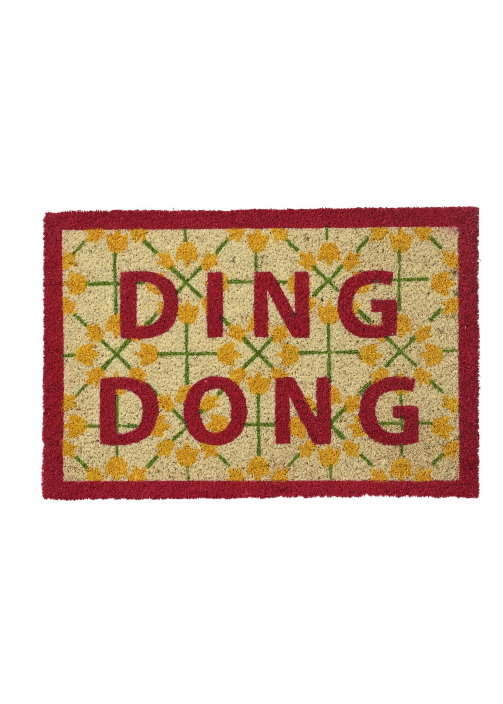 Decoris Doormat Ding Dong Coir 40x60cm