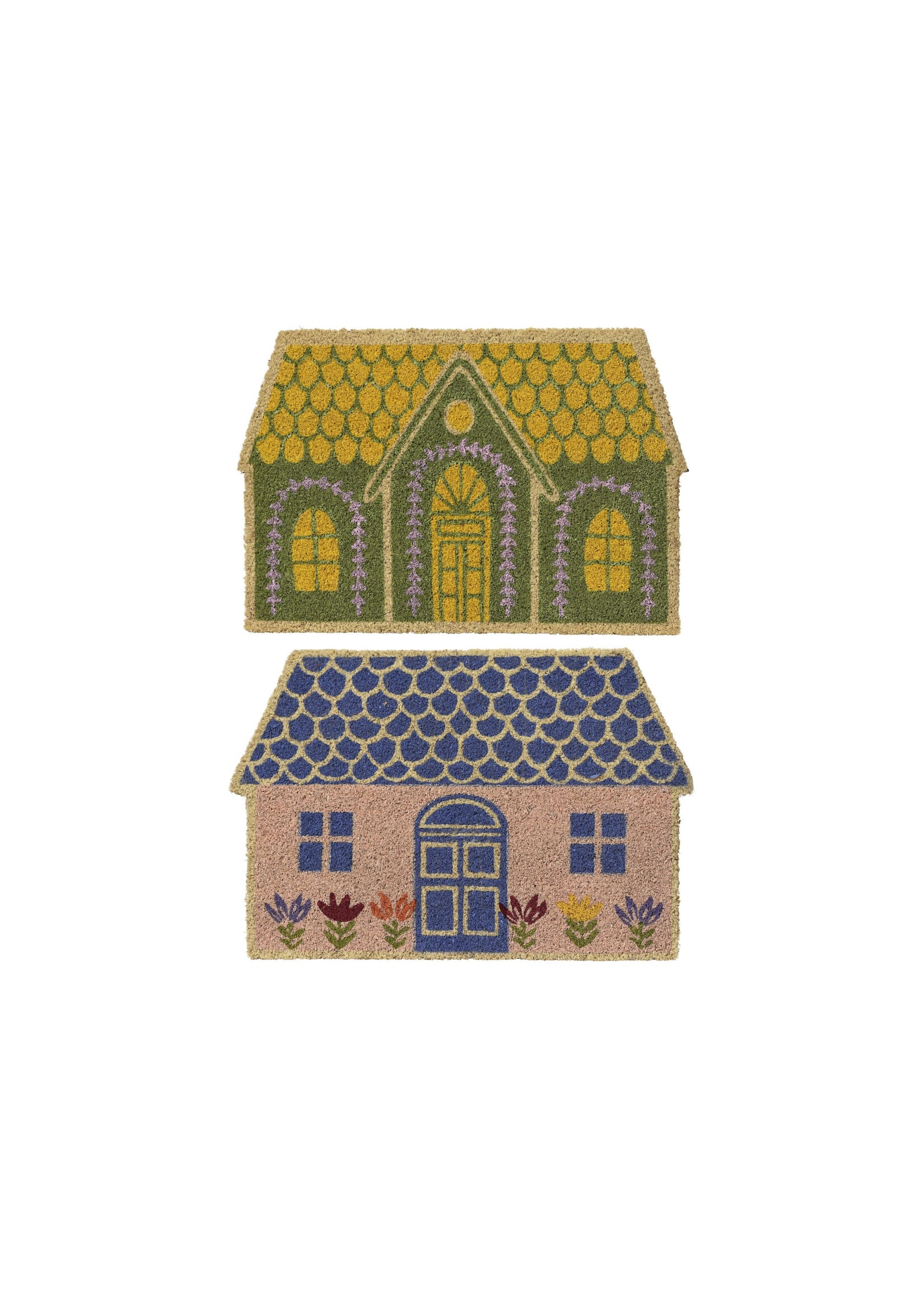 Decoris Cute House Shape Doormat Coir 40x60cm - Price is for one