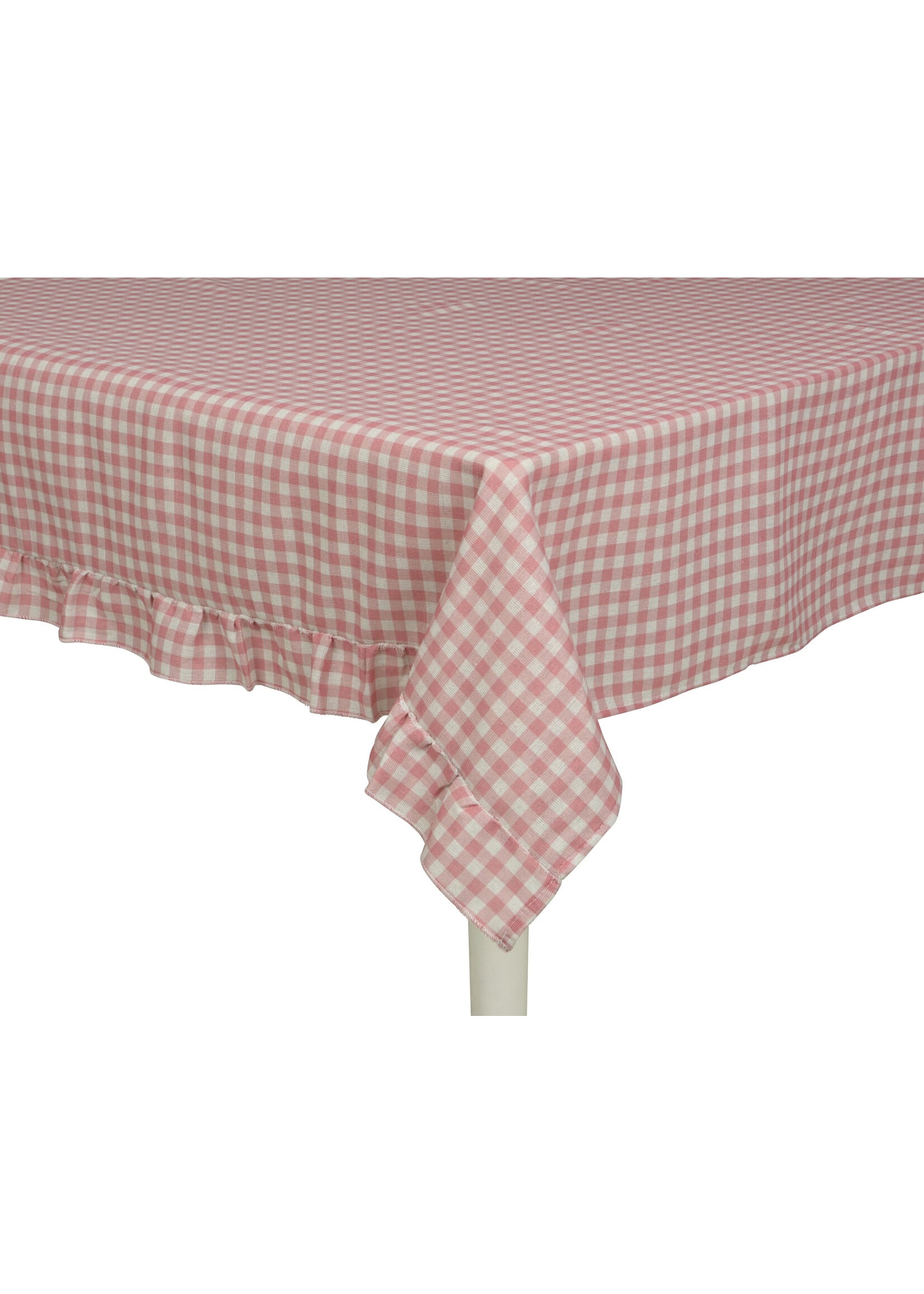 Decoris Table Cloth Gingham -140x250cm  Pink, Green or Yellow. Price is for one