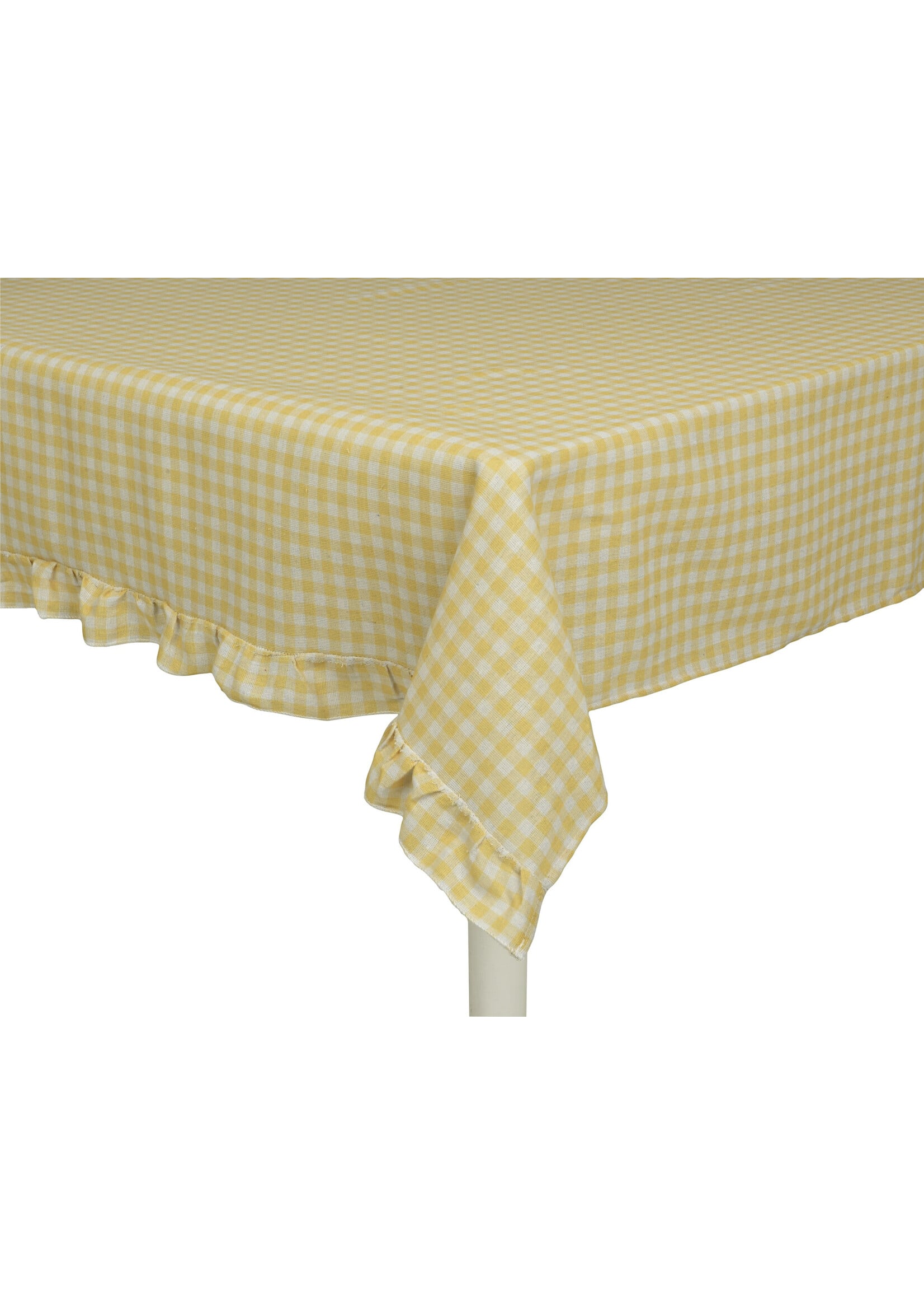 Decoris Table Cloth Gingham -140x250cm  Pink, Green or Yellow. Price is for one