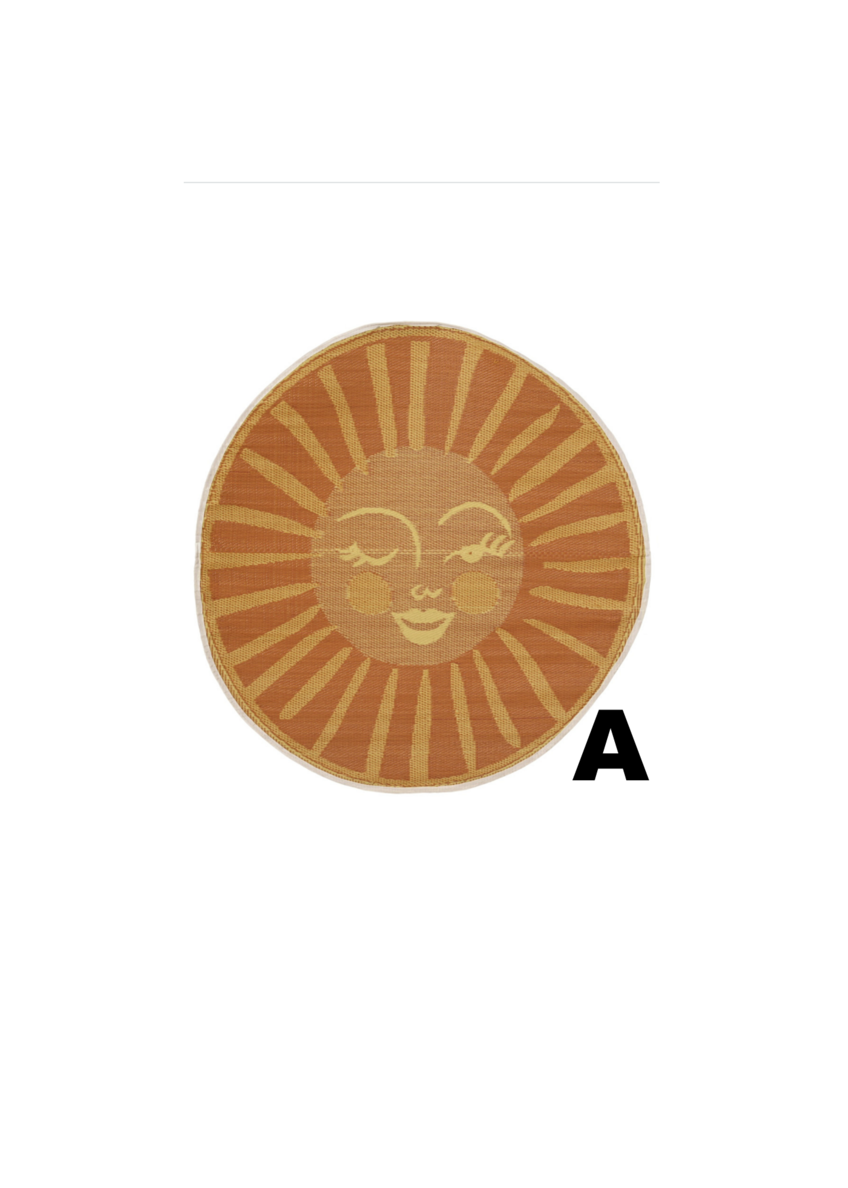 Decoris Sun Round Outdoor Rug - Price is for one