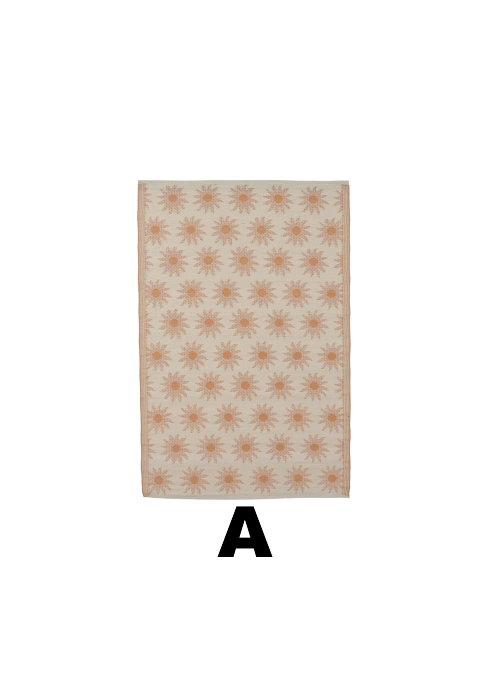 Decoris Sun - Yellow, Peach or Orange Outdoor Rug 120x180cm
