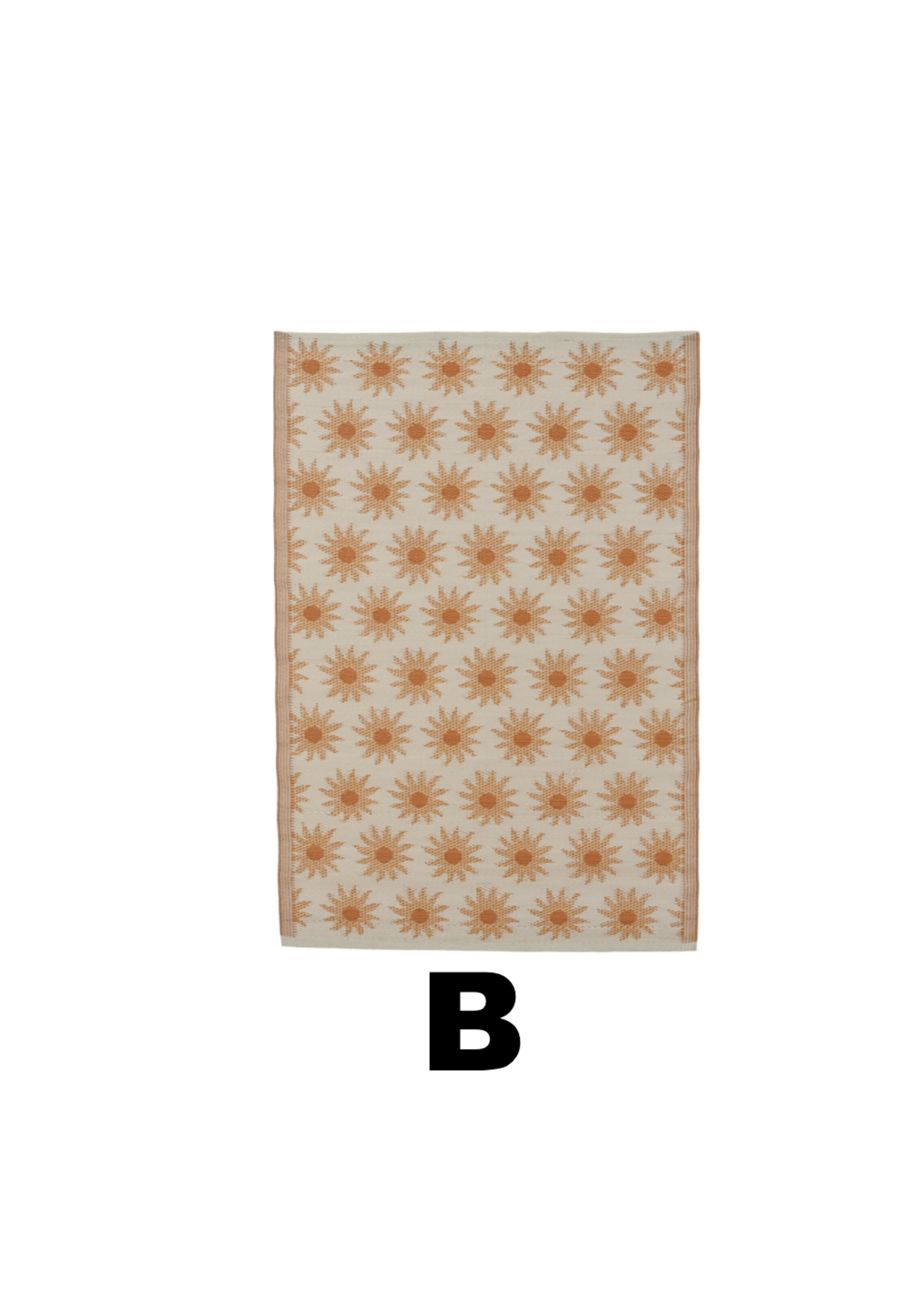Decoris Sun - Yellow, Peach or Orange Outdoor Rug 120x180cm