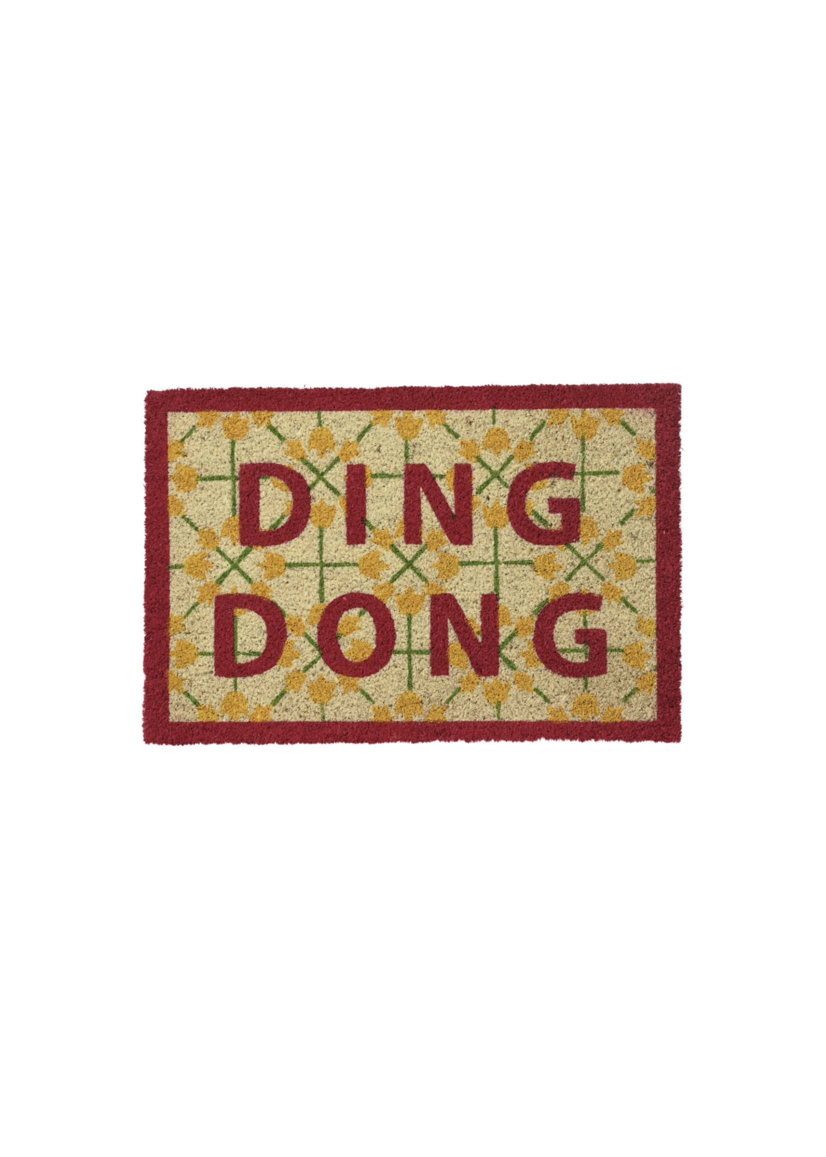 Decoris Doormat Ding Dong Coir 40x60cm