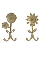 Decoris Flower Hooks Gold - Price is for one