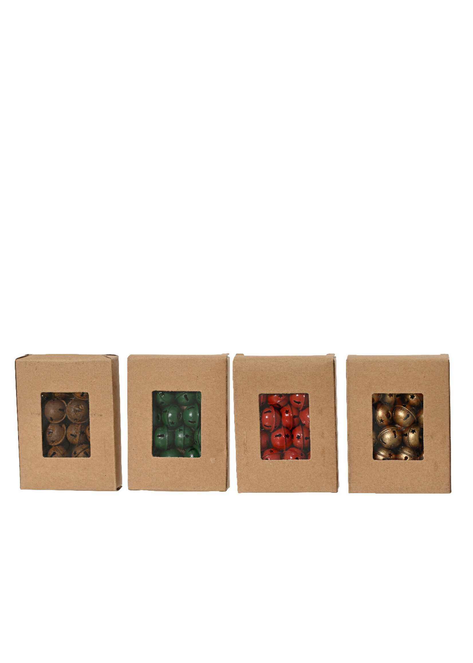 Decoris Mini Bells - Rust, Green, Red, Gold