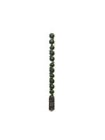 Decoris Pine Green Mini Shatterproof Baubles  Shiny, Glitter, Matt 14 Pack