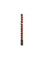 Decoris Red Mini Shatterproof Baubles  Shiny, Glitter, Matt 14 Pack
